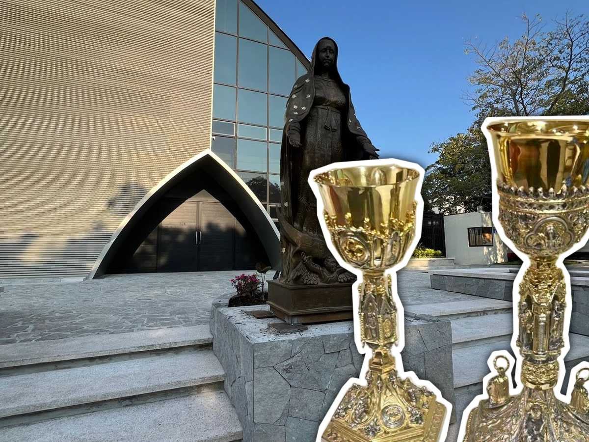 Roban piezas de oro del Santuario San Juan Pablo II en Colima