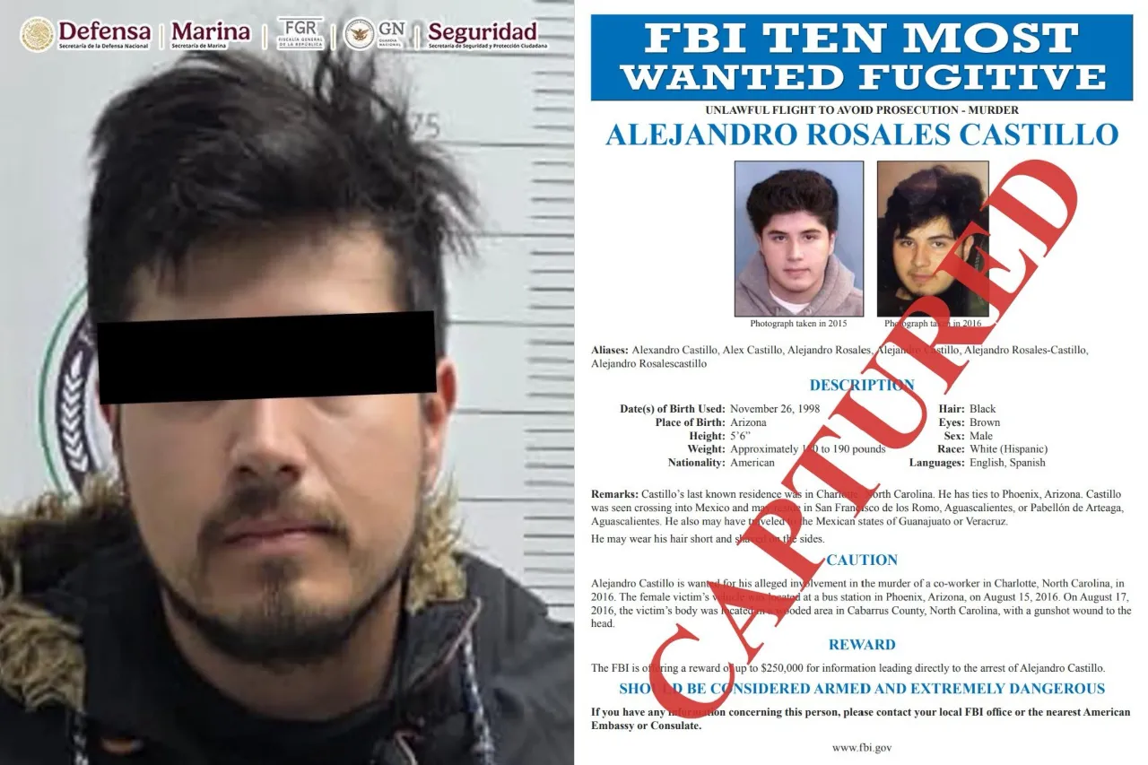 Cae en Hidalgo uno de los 10 más buscados por el FBI