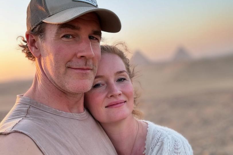 James Van Der Beek renovó sus votos con su esposa días antes de morir