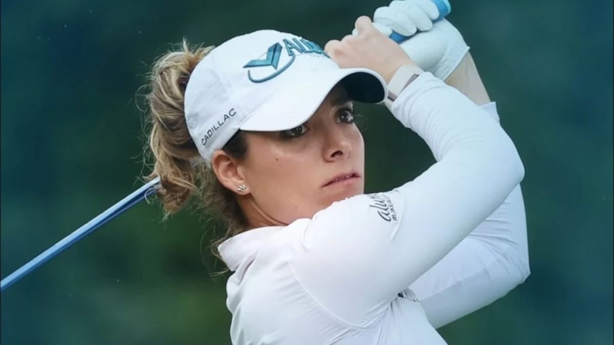 Gaby López irrumpe con fuerza en la lucha por el título del Aramco Championship